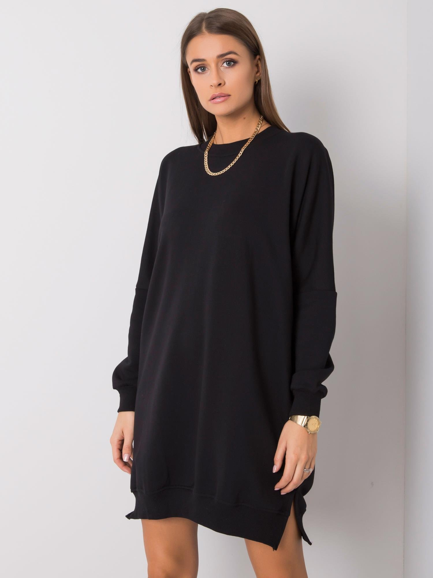 Schwarzes Kleid Emille.