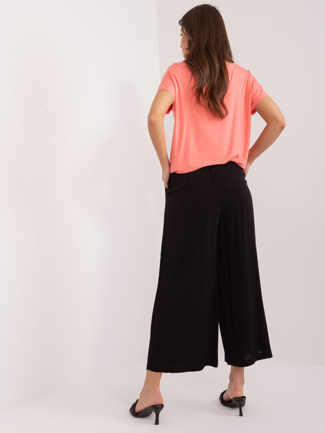 Hurt Czarne szerokie spodnie z materiału SUBLEVEL