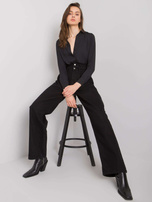 Black Shelburne High Waist Wide Jeans