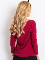 Bordowa bluzka Carla