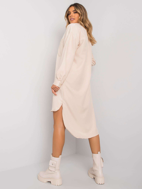 Beżowa koszula z kieszeniami Iliyana