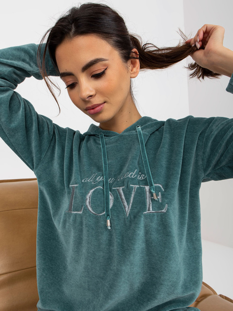 Hurtownia Morska ciepła piżama welurowa z napisami