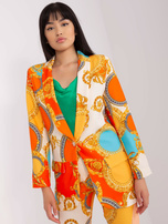Hurt orange-dark yellow suit jacket.