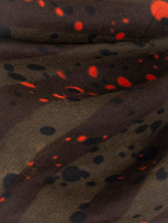 Hurtownia online Khaki damska chusta komin z nadrukiem 