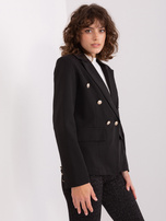 Hurt Czarna dwurzędowa marynarka damska OCH BELLA