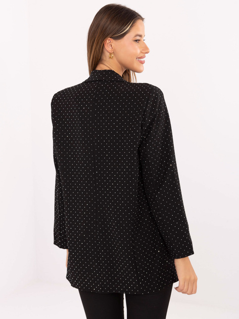 Czarna wizytowa marynarka bez zapięcia RUE PARIS