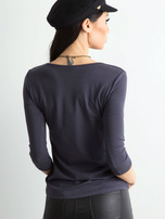 Grafitowa bluzka Mona