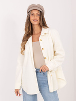  Ecru koszulowa kurtka oversize  RUE PARIS