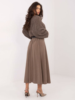 Fango spódnica o prążkowanej fakturze RUE PARIS