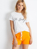 Pomarańczowe szorty Rejuvenate