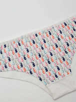 Białe majtki bawełniane