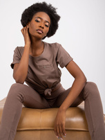 Kawowy t-shirt Transformative