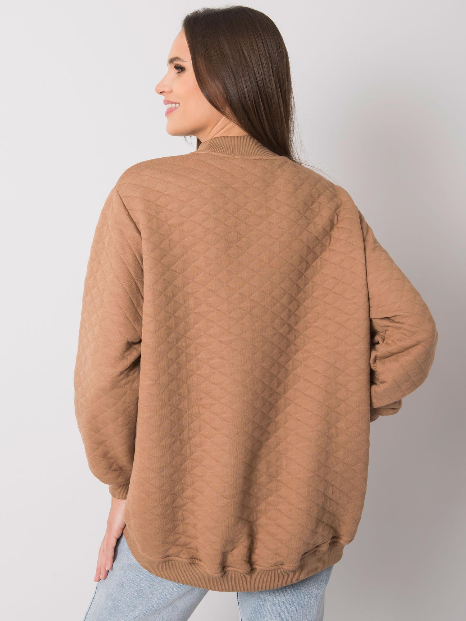 Camel quilted sweatshirt Chloe.