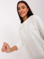 Hurt Ecru damska sukienka dresowa z kieszeniami