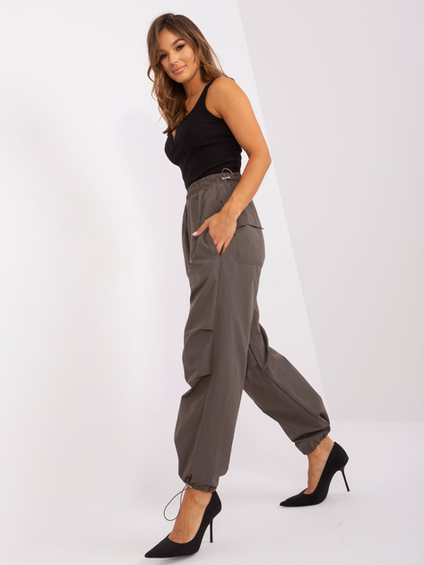 Hurt Khaki szerokie spodnie spadochronowe OCH BELLA