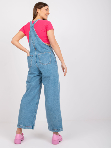 Jasnoniebieski kombinezon jeansowy damski Werona RUE PARIS
