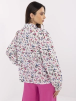 Biała elegancka koszula z bufiastym rękawem 