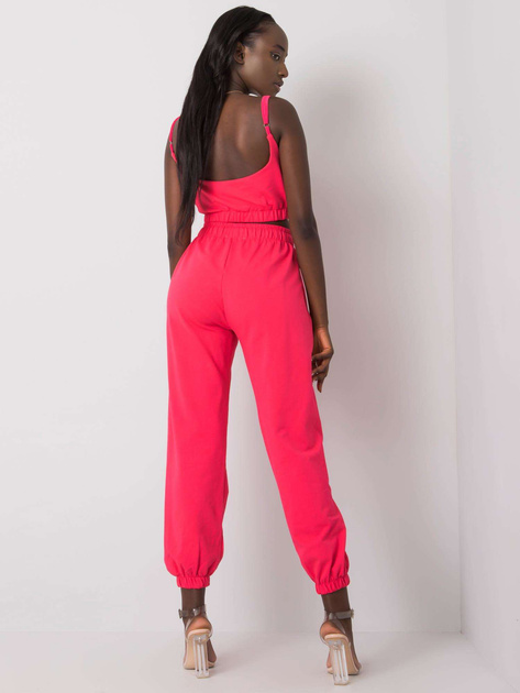 Koralowy komplet dwuczęściowy Mado