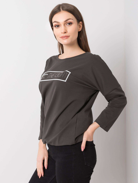 Ciemna khaki bluzka Gladys