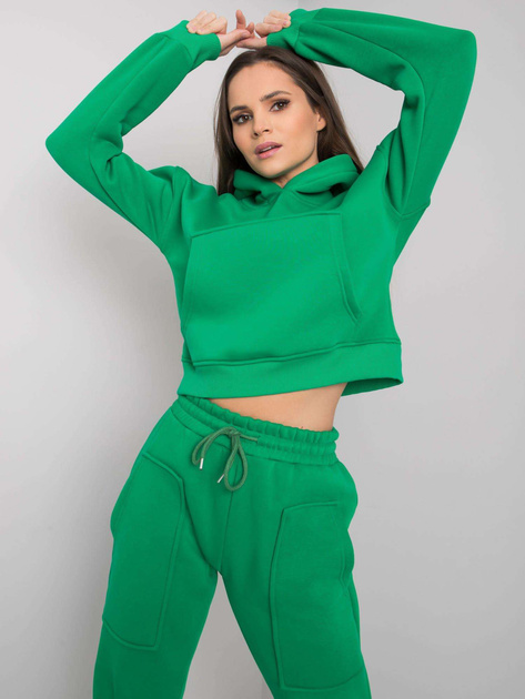 Zielony komplet dresowy bawełniany Solange