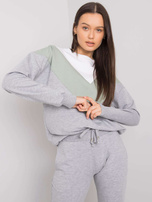 Gray-pistachio sweatsuit set Hilda