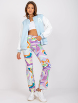 Jasnoniebieska damska bomberka dresowa Palma 