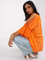 Orange viscose blouse Kearney OCH BELLA