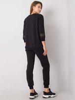 Czarny komplet casualowy Elayna