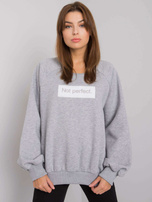 Szara bluza bez kaptura Jordy