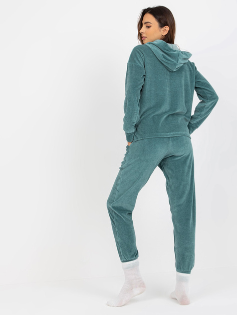 Hurtownia Morska ciepła piżama welurowa z napisami