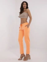 Hurt Fluo pomarańczowe spodnie dresowe z nogawką 7/8