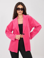 Fuksjowa sztruksowa marynarka od kompletu RUE PARIS 