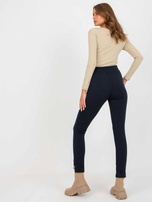 Hurt Granatowe spodnie dresowe z nadrukiem Myrtle