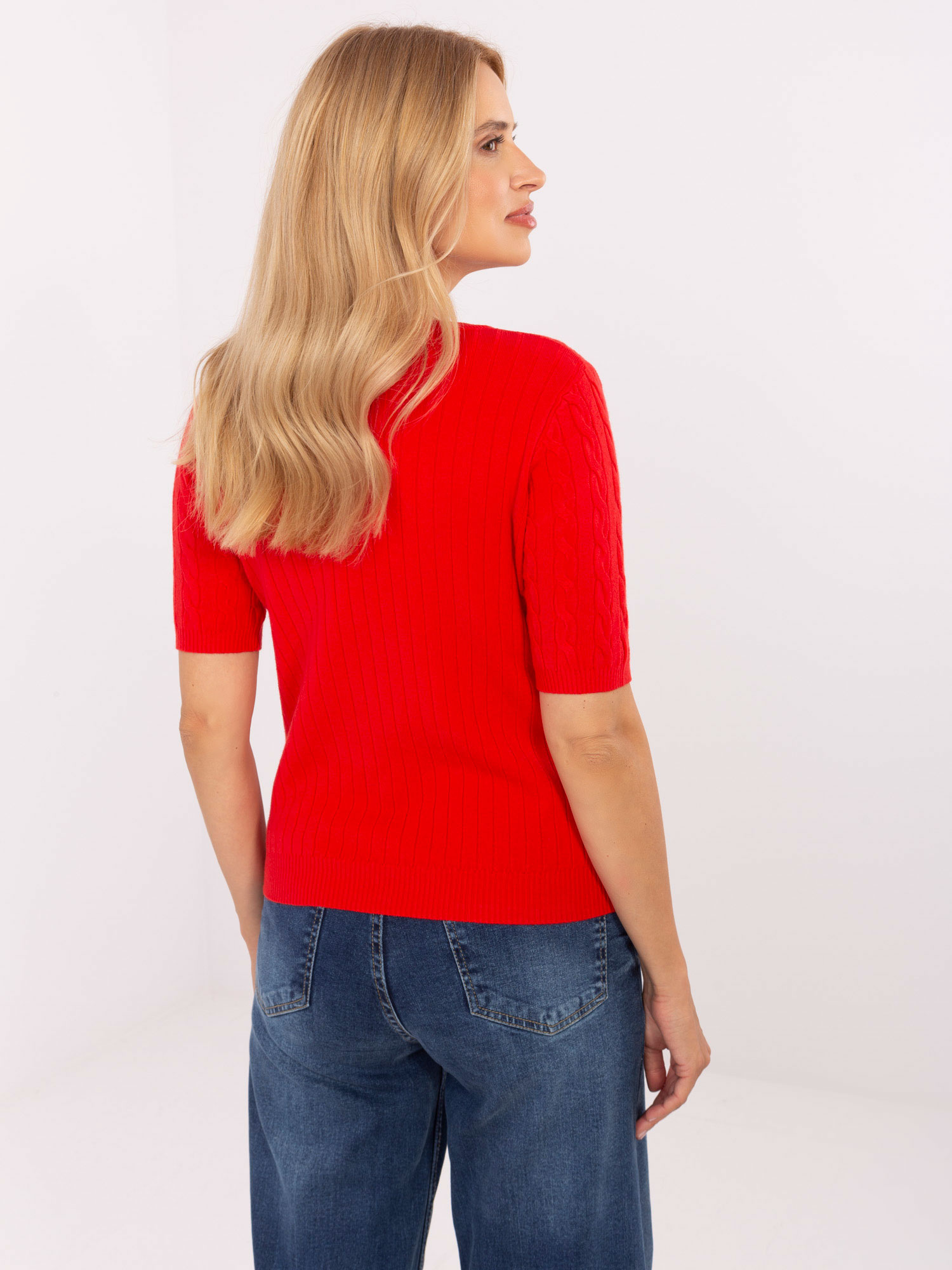Sweter czerwony