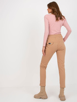 Hurt Camelowe damskie spodnie dresowe z kieszeniami