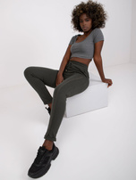 Ciemne khaki spodnie Approachable