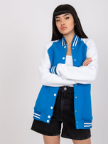 Ciemnoniebiesko-biała bluza bomberka Porto RUE PARIS