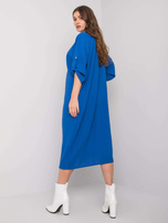 Ciemnoniebieska luźna sukienka Dorsey