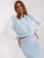 Hurt Jasnoniebieski komplet casualowy z krótką bluzą