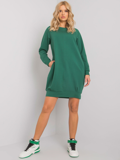 Ciemnozielona sukienka Cristine