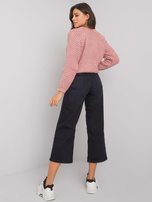 Schwarze Flare-Jeans mit hohem Bund Allerdale SUBLEVEL.