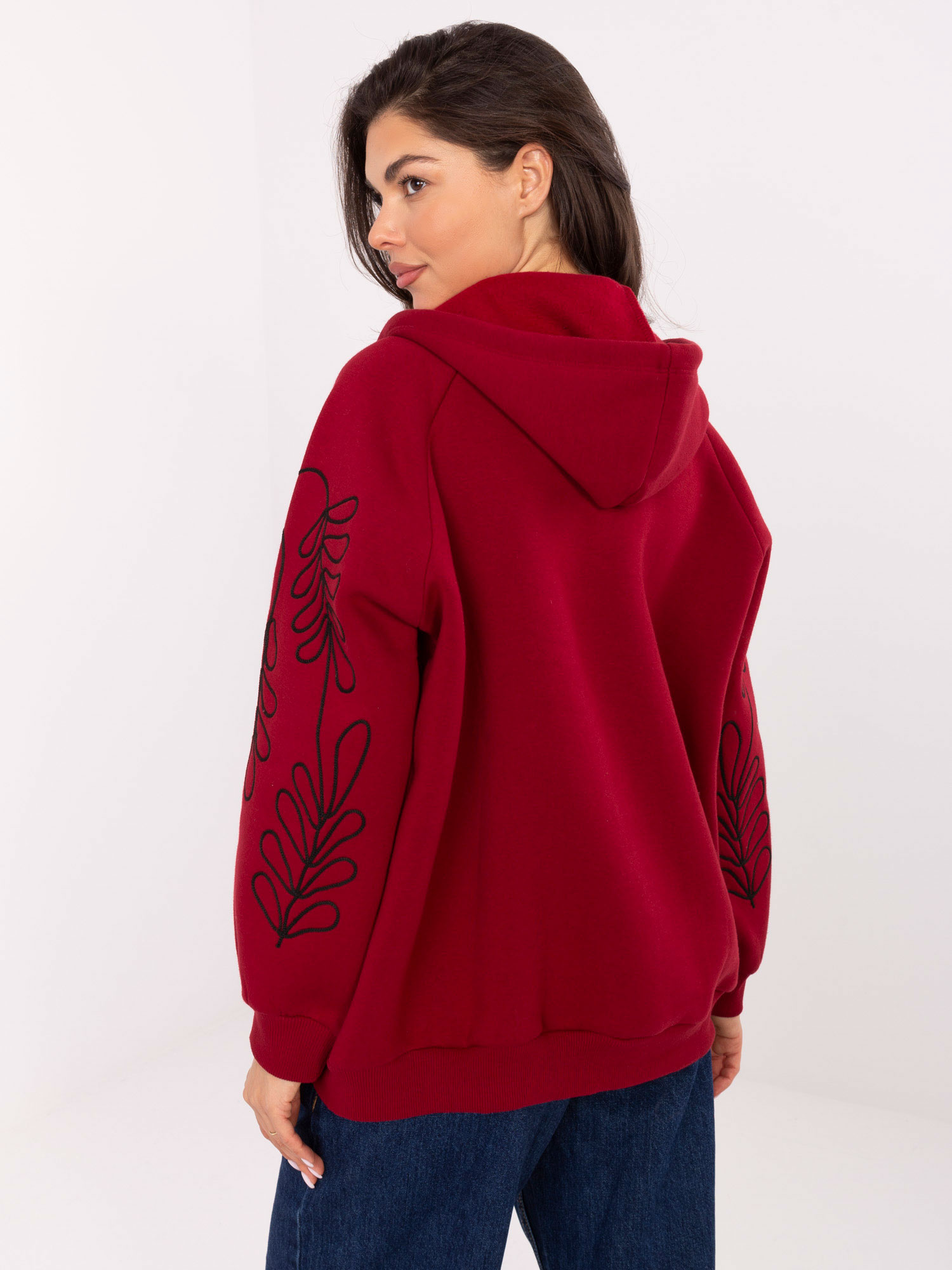 Bluza bordowy
