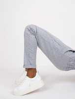 Szare melanżowe spodnie Approachable