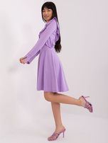 Hurt Jasnofioletowa bawełniana sukienka do kolana