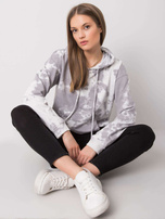 Szara bluza tie-dye Stephanie RUE PARIS