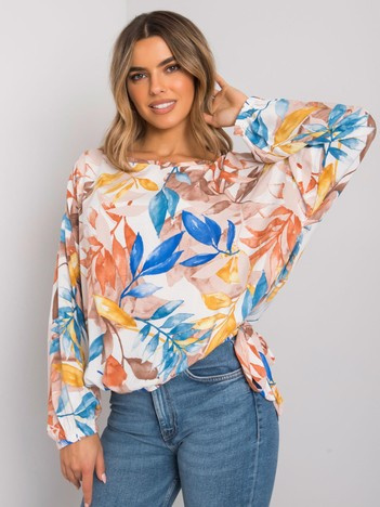 Beżowa bluzka oversize Chellise 