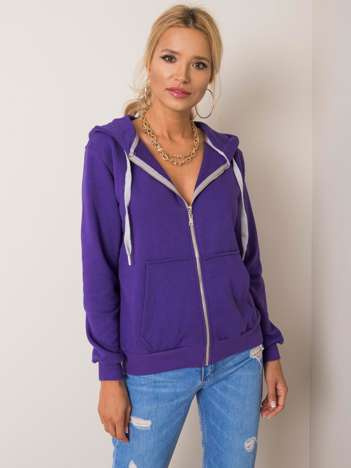 Ciemnofioletowa bluza Linda