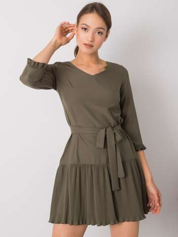 Khaki sukienka Fleur