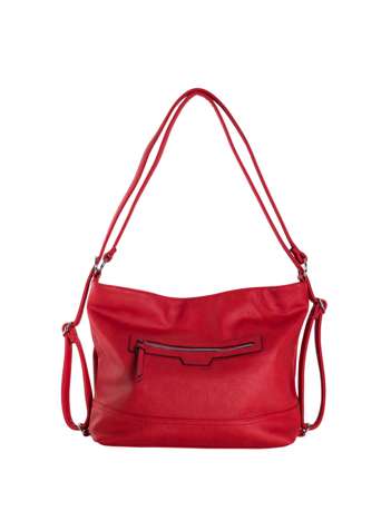 Hurtownia online Czerwona torba plecak 2w1 z kieszenią 