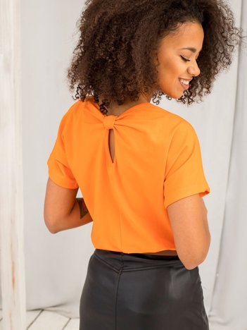 Pomarańczowy t-shirt Flow